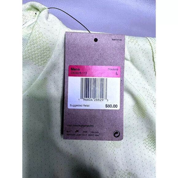 Nike Dri-FIT ADV Run Division Running Tank Top Yellow DX0928-113 Mens Large NEW - Picture 9 of 10